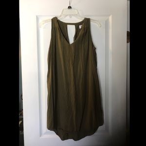 Old navy olive green dress